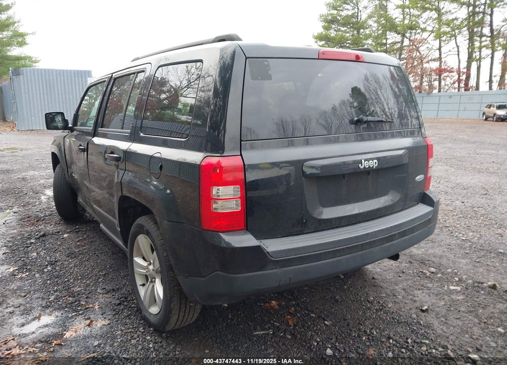 2017 JEEP PATRIOT LATITUDE FWD VIN: 1C4NJPFA7HD161557