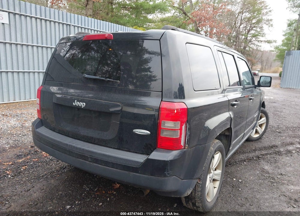2017 JEEP PATRIOT LATITUDE FWD VIN: 1C4NJPFA7HD161557