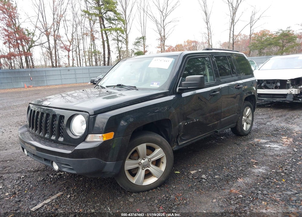 2017 JEEP PATRIOT LATITUDE FWD VIN: 1C4NJPFA7HD161557