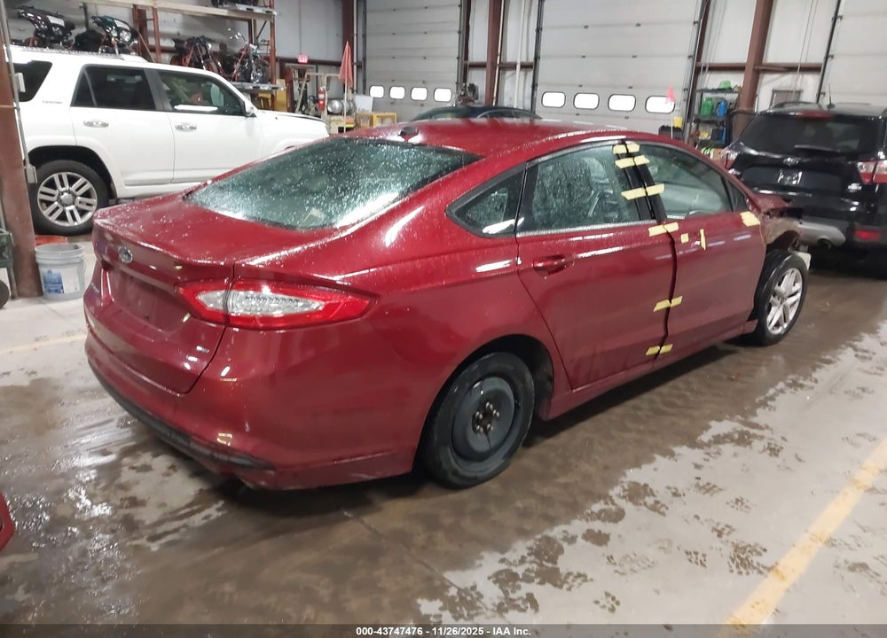 2013 FORD FUSION SE VIN: 3FA6P0H74DR354882