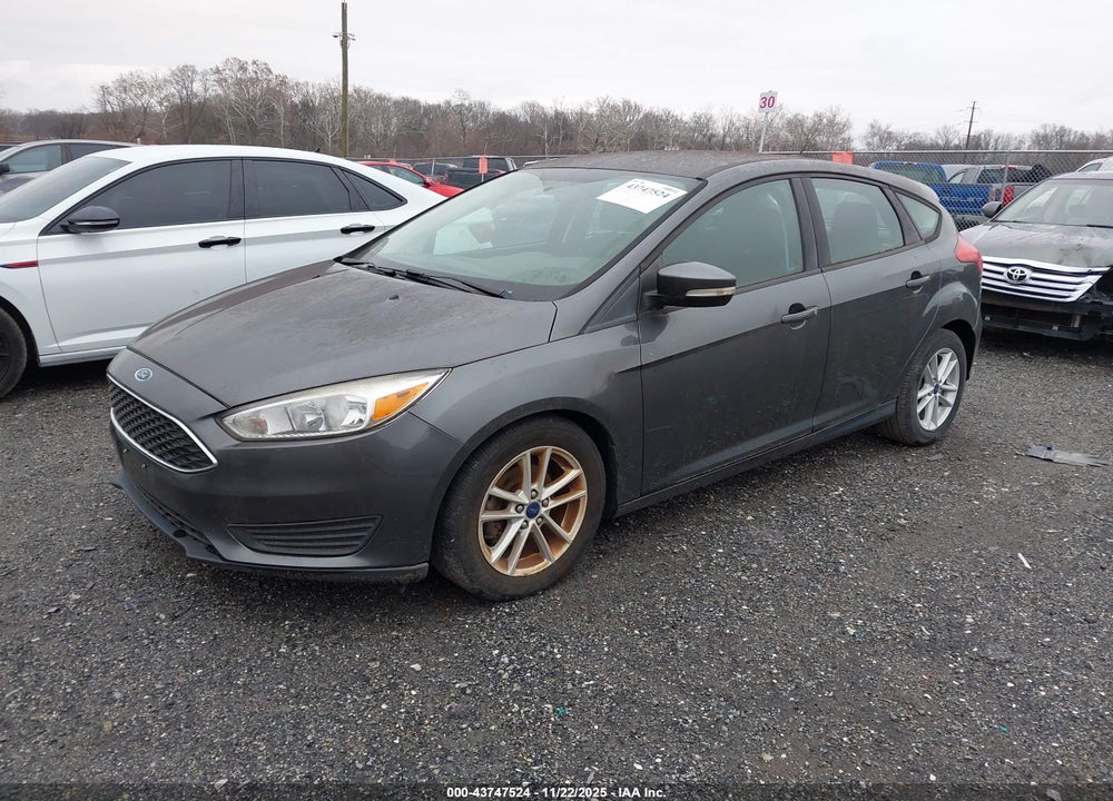 2017 FORD FOCUS SE VIN: 1FADP3K22HL232712