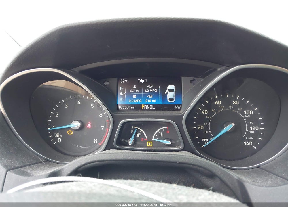 2017 FORD FOCUS SE VIN: 1FADP3K22HL232712