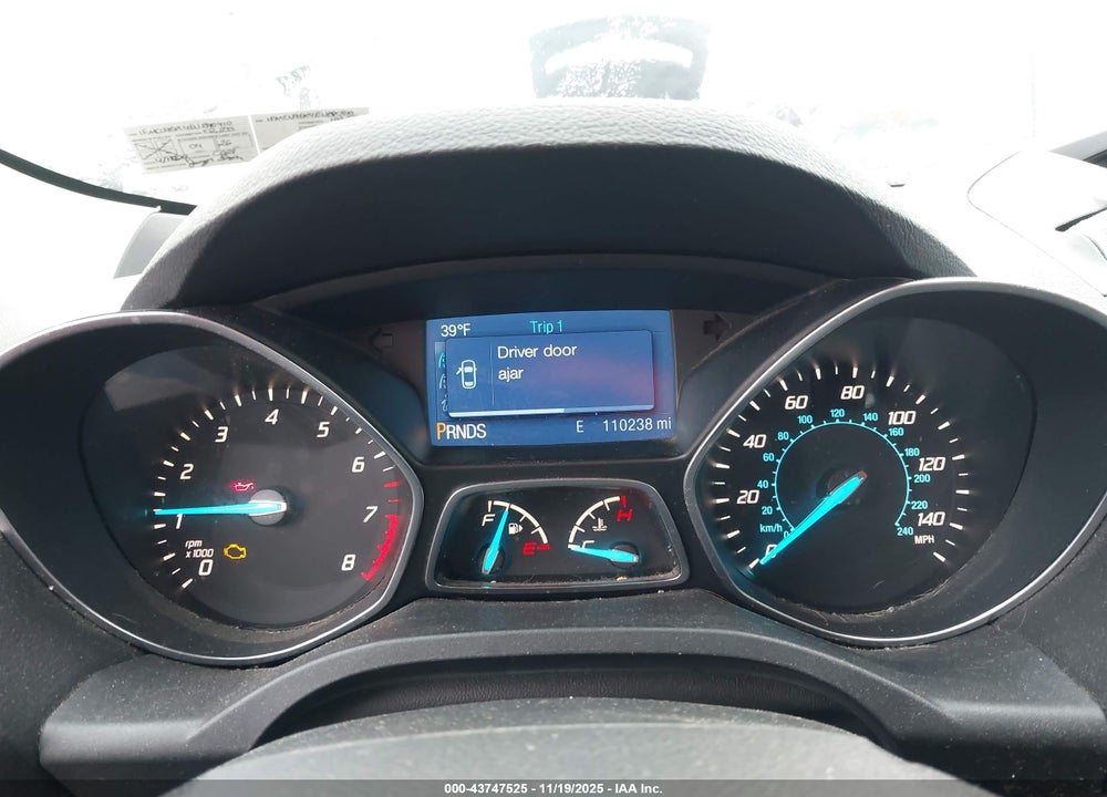 2014 FORD ESCAPE SE VIN: 1FMCU9GX4EUB90910