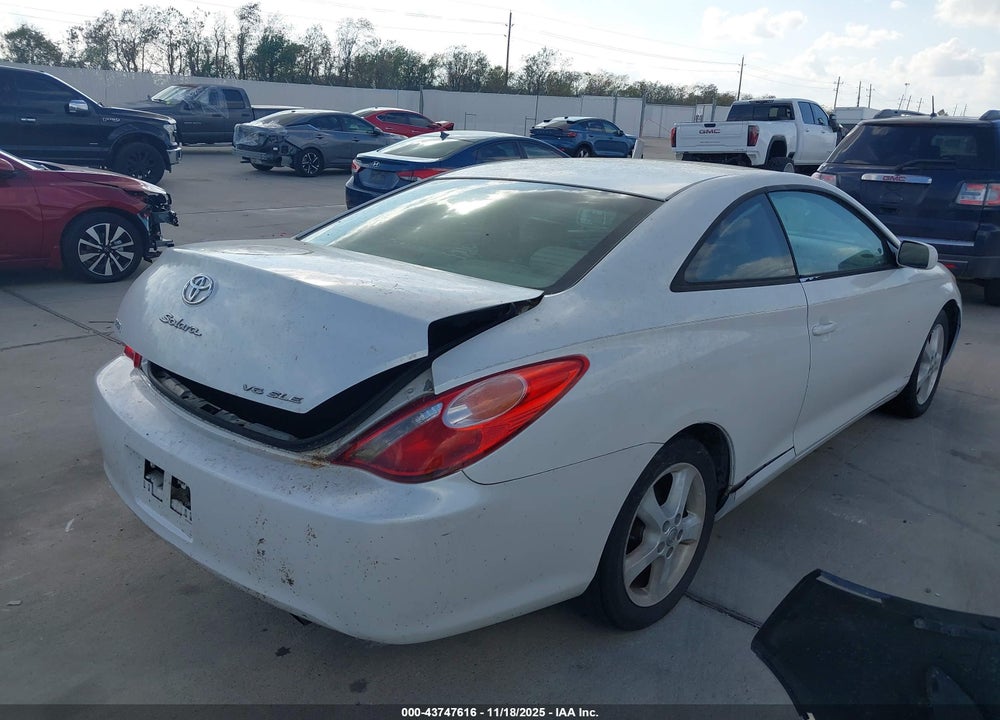 2004 TOYOTA CAMRY SOLARA SLE V6 VIN: 4T1CA38P34U004678