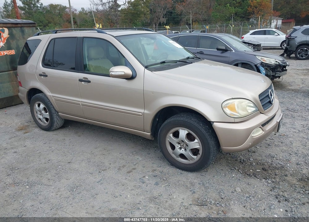 2002 MERCEDES-BENZ ML 320 VIN: 4JGAB54E82A370803