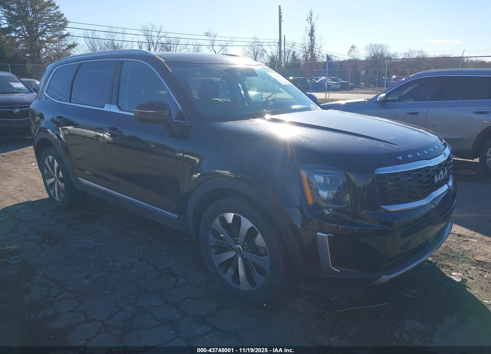 2022 KIA TELLURIDE EX VIN: 5XYP3DHC9NG195514