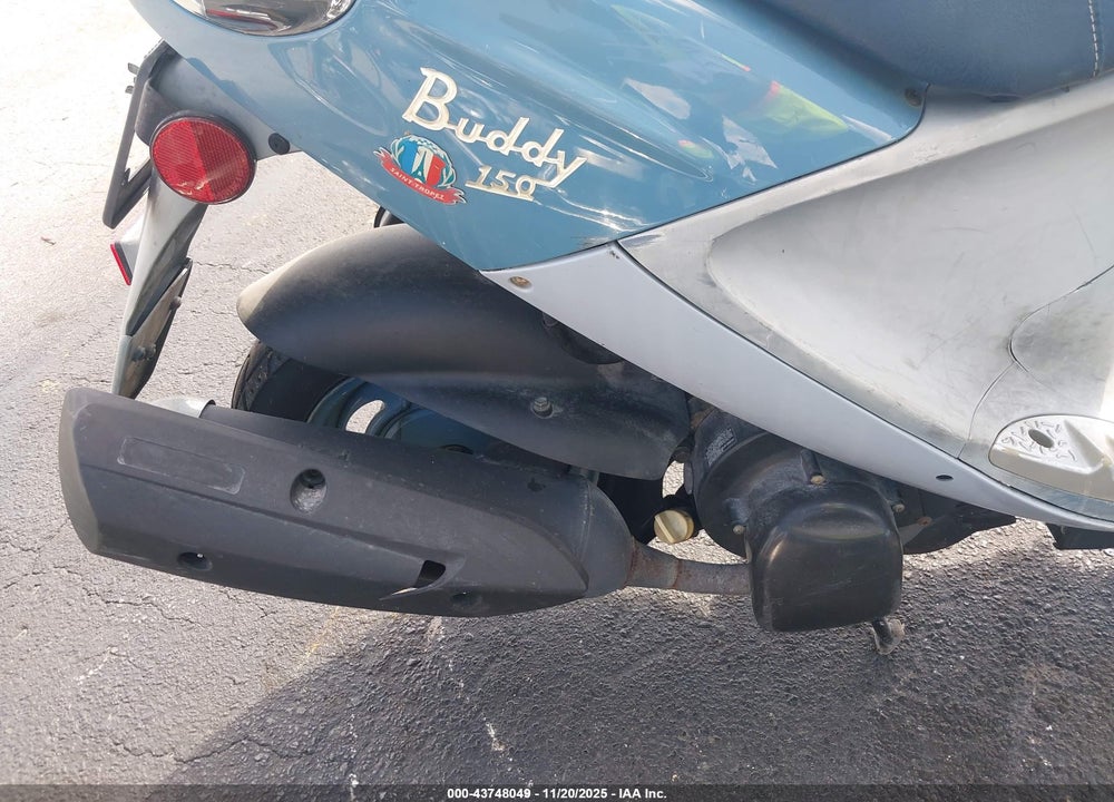 2008 GENUINE SCOOTER CO. BUDDY 150/ST TROPEZ VIN: RFVPAC60881000165