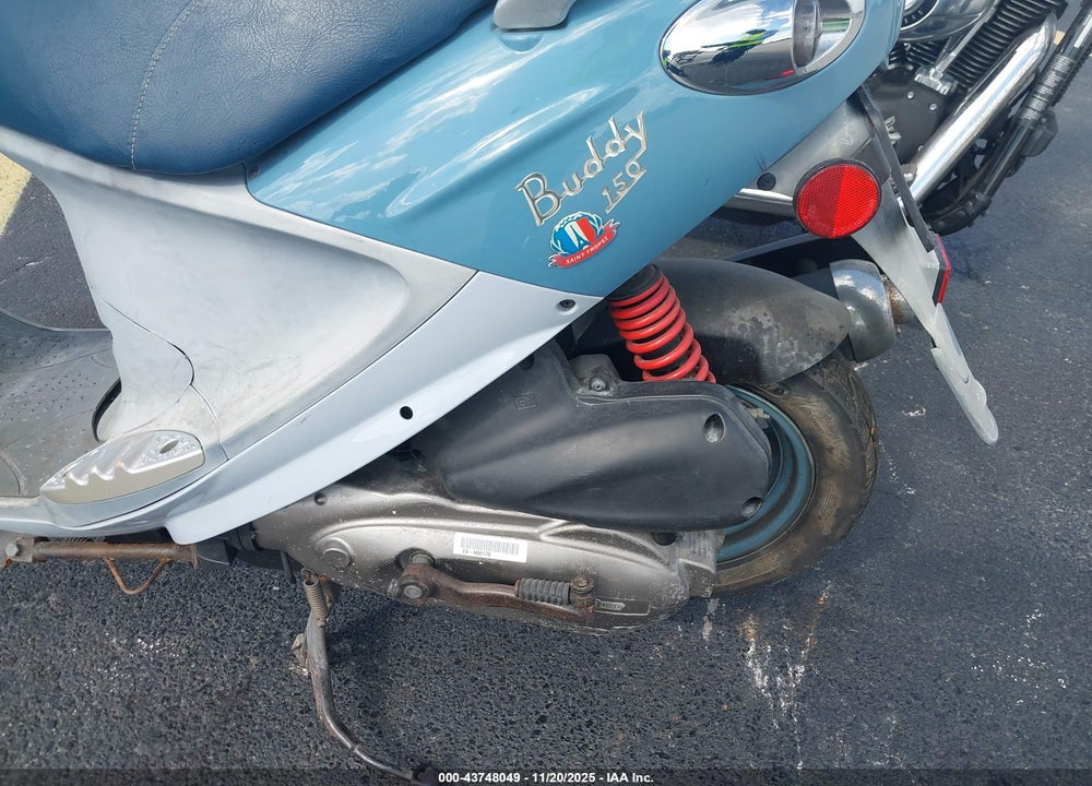 2008 GENUINE SCOOTER CO. BUDDY 150/ST TROPEZ VIN: RFVPAC60881000165