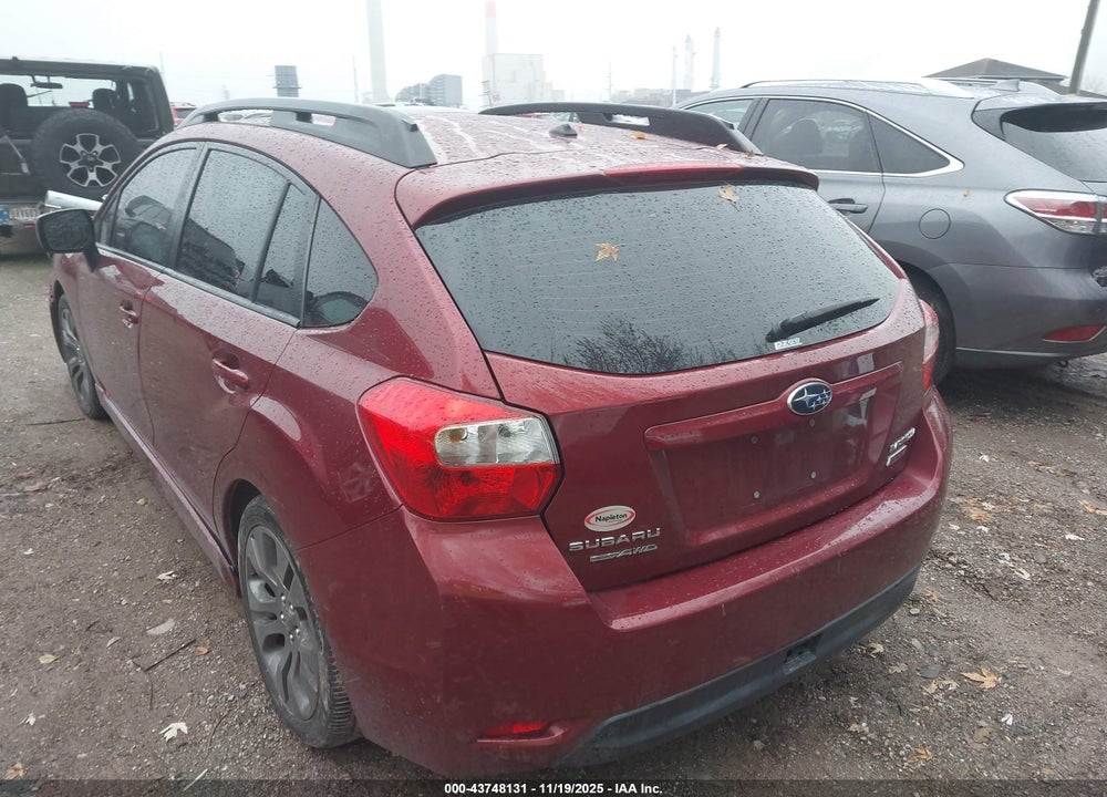 2013 SUBARU IMPREZA 2.0I SPORT PREMIUM VIN: JF1GPAL60DH857299