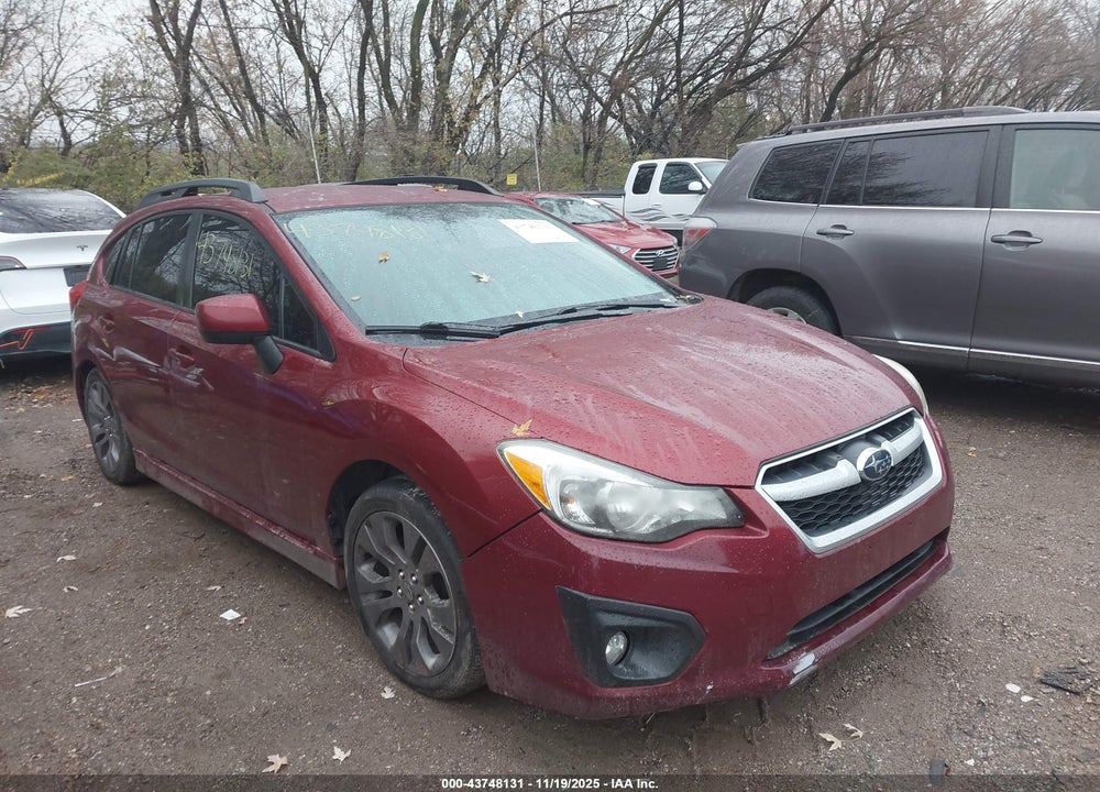 2013 SUBARU IMPREZA 2.0I SPORT PREMIUM VIN: JF1GPAL60DH857299