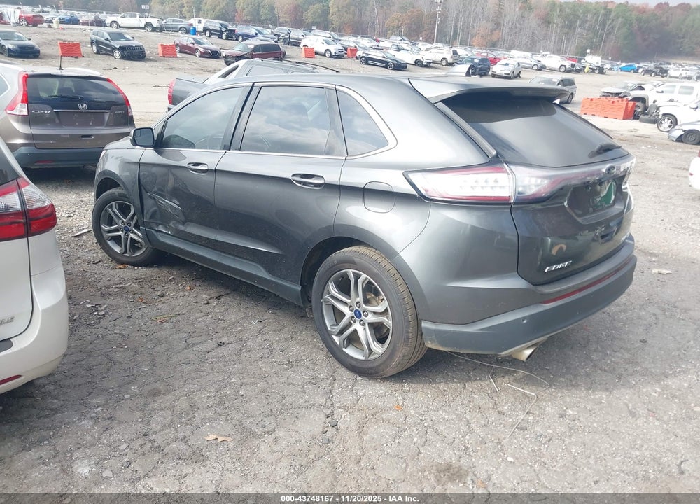2015 FORD EDGE TITANIUM VIN: 2FMTK3K91FBB21806