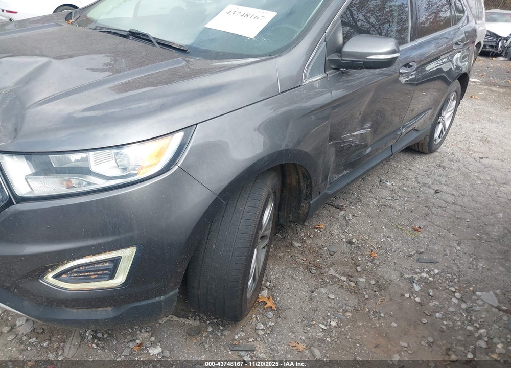 2015 FORD EDGE TITANIUM VIN: 2FMTK3K91FBB21806