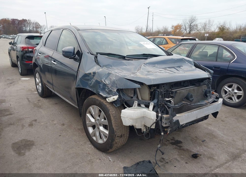 2014 NISSAN MURANO S VIN: JN8AZ1MW8EW518526