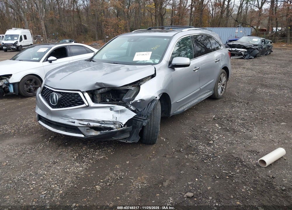 2017 ACURA MDX VIN: 5FRYD4H52HB036654