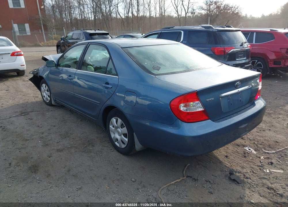 2003 TOYOTA CAMRY LE VIN: 4T1BE32K13U659174