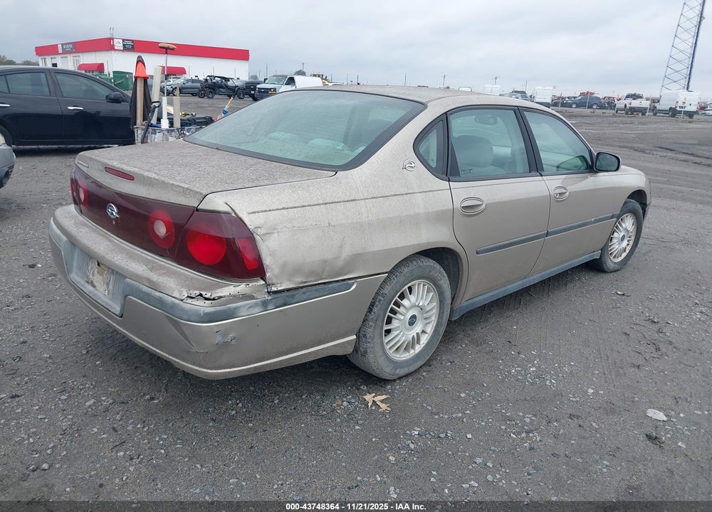 2002 CHEVROLET IMPALA VIN: 2G1WF55E629380473