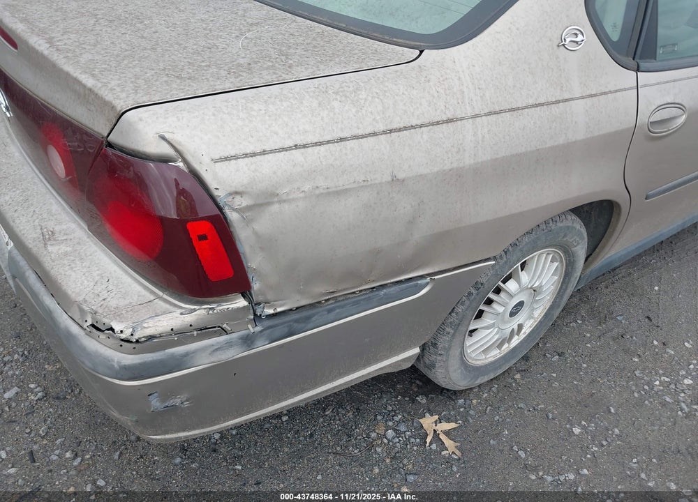 2002 CHEVROLET IMPALA VIN: 2G1WF55E629380473