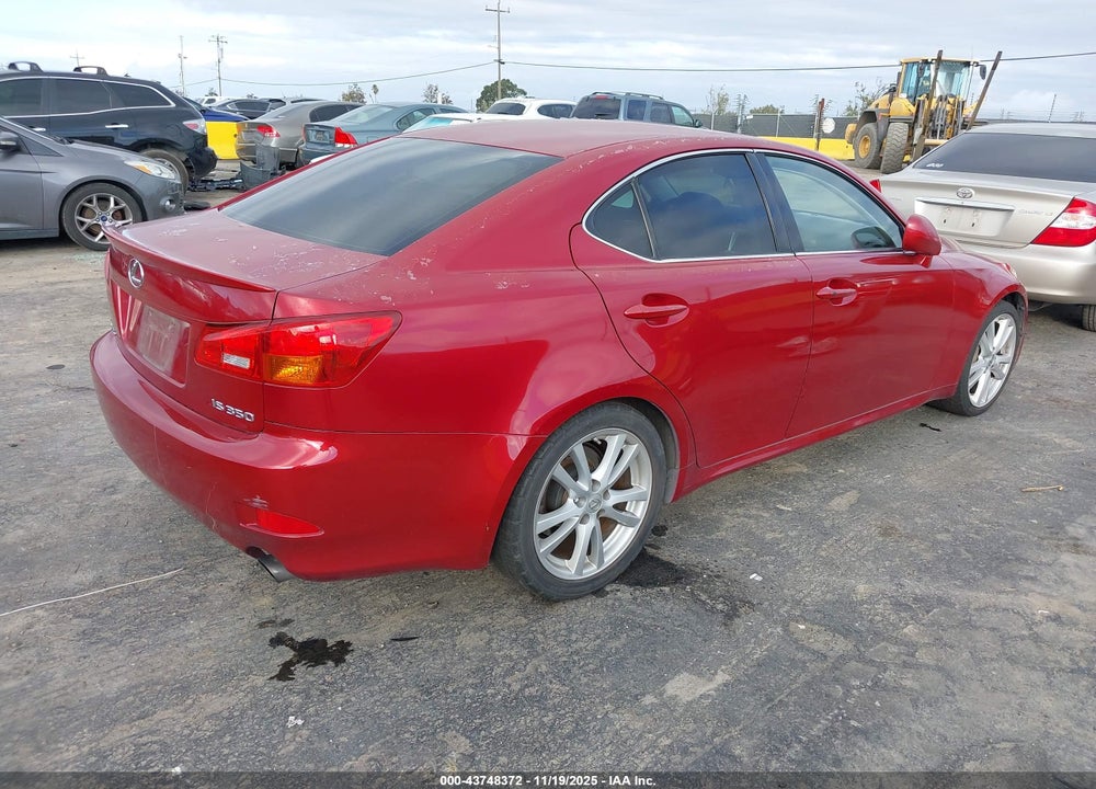 2006 LEXUS IS 350 VIN: JTHBE262462002554