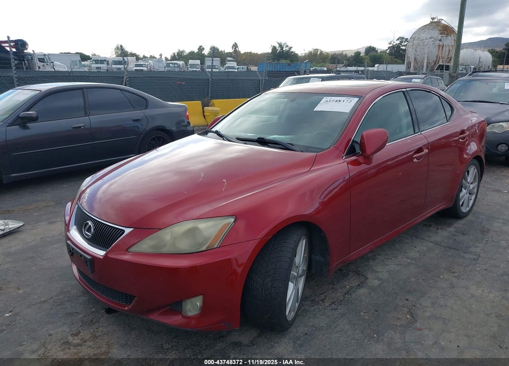 2006 LEXUS IS 350 VIN: JTHBE262462002554