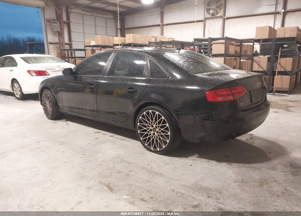 2010 AUDI A4 2.0T PREMIUM VIN: WAUAFAFL6AN030647