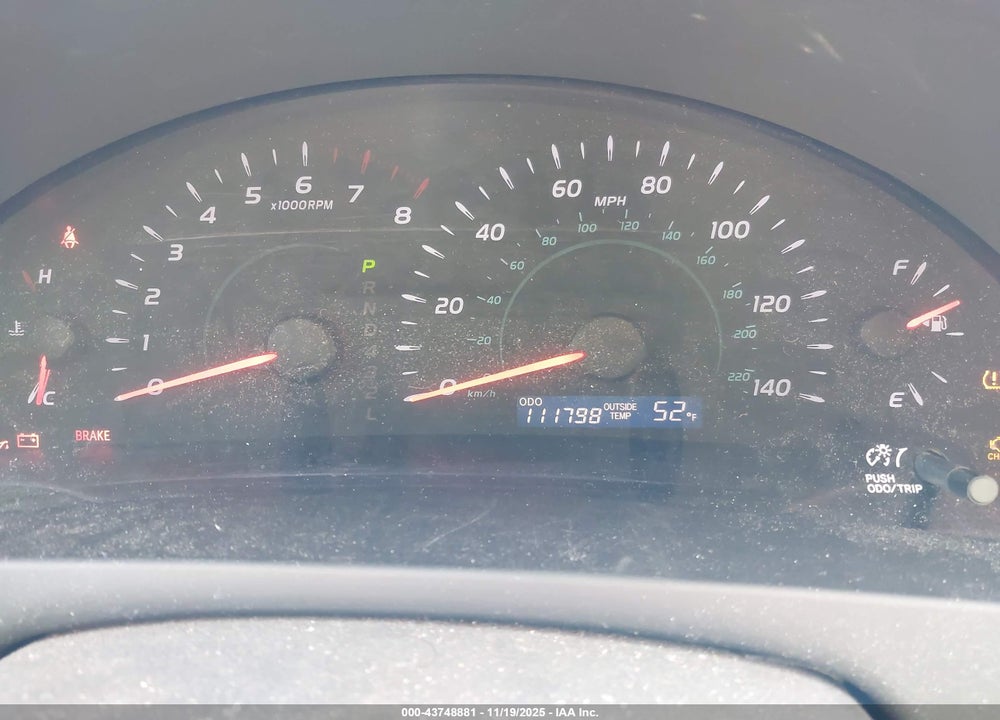 2007 TOYOTA CAMRY LE VIN: 4T1BE46K97U125801