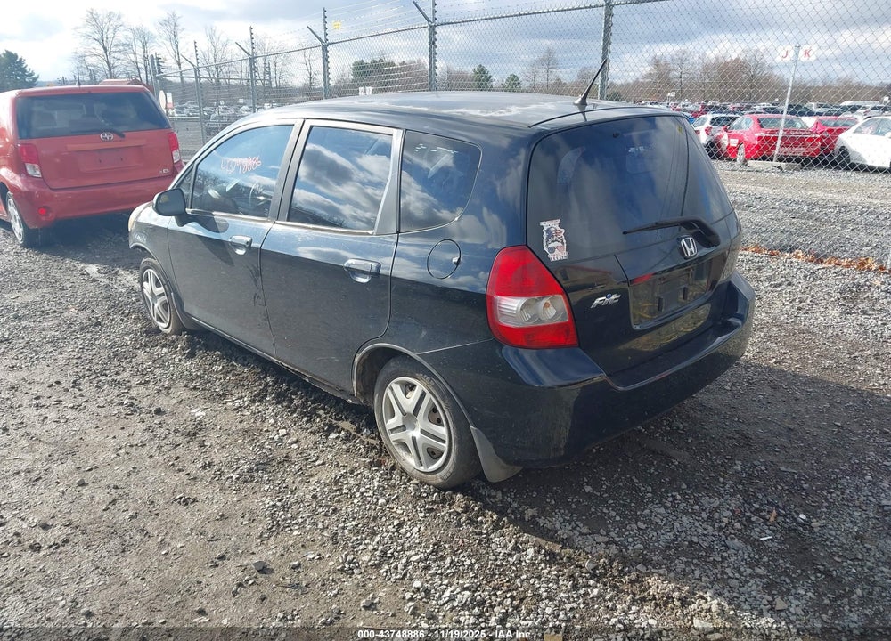 2008 HONDA FIT VIN: JHMGD37478S052169