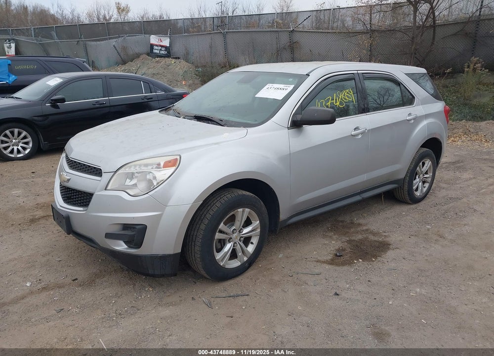 2013 CHEVROLET EQUINOX LS VIN: 2GNALBEK6D1229463