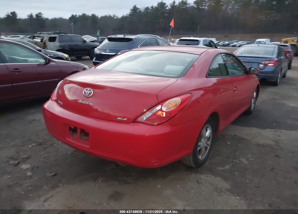 2006 TOYOTA CAMRY SOLARA SLE VIN: 4T1CE38P96U593601