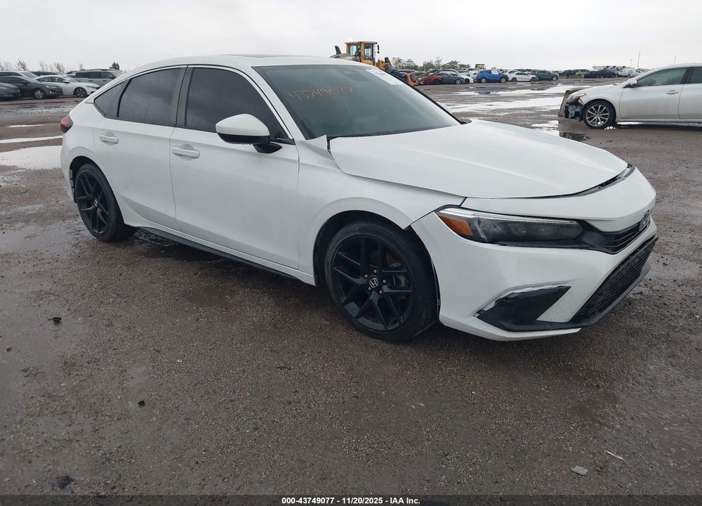 2022 HONDA CIVIC EXL VIN: 19XFL1H77NE019491