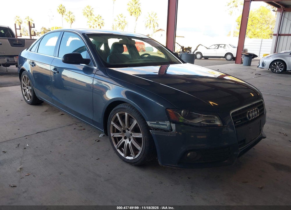 2010 AUDI A4 2.0T PREMIUM VIN: WAUFFAFL0AN011968