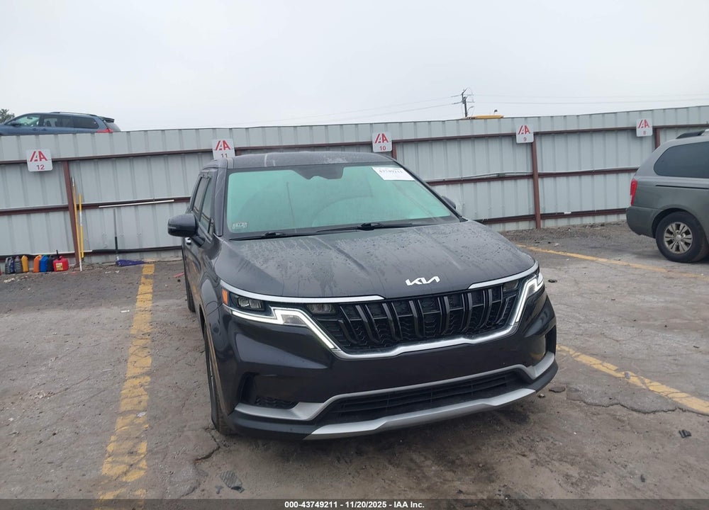 2022 KIA CARNIVAL MPV LX SEAT PACKAGE VIN: KNDNB4H35N6133119