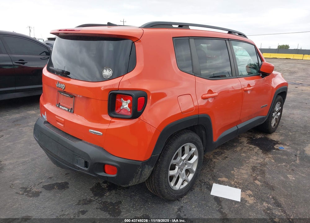 2018 JEEP RENEGADE LATITUDE FWD VIN: ZACCJABB9JPJ66881