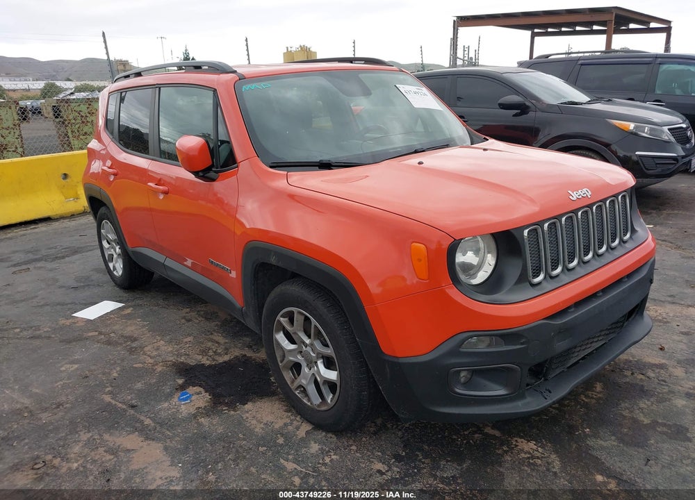 2018 JEEP RENEGADE LATITUDE FWD VIN: ZACCJABB9JPJ66881