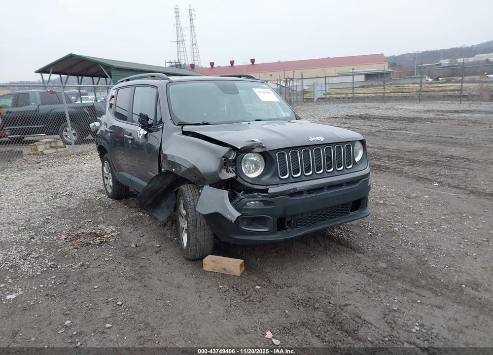 2018 JEEP RENEGADE LATITUDE 4X4 VIN: ZACCJBBB2JPG72724