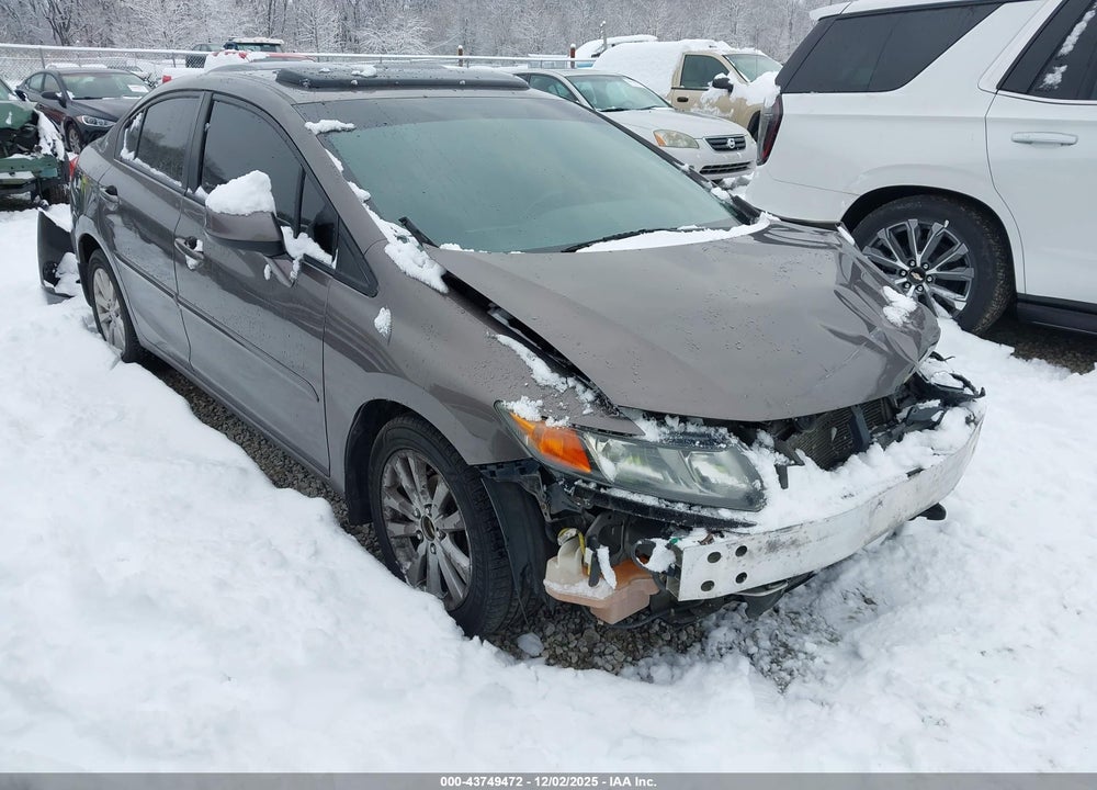 2012 HONDA CIVIC EX-L VIN: 19XFB2F90CE012957