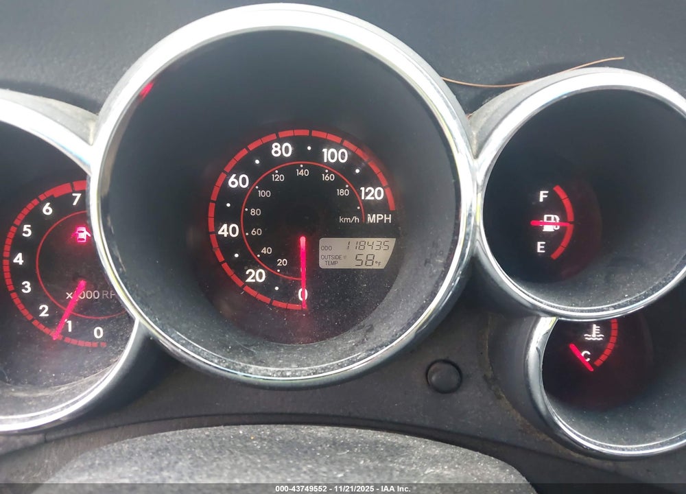 2007 PONTIAC VIBE VIN: 5Y2SL65877Z422497