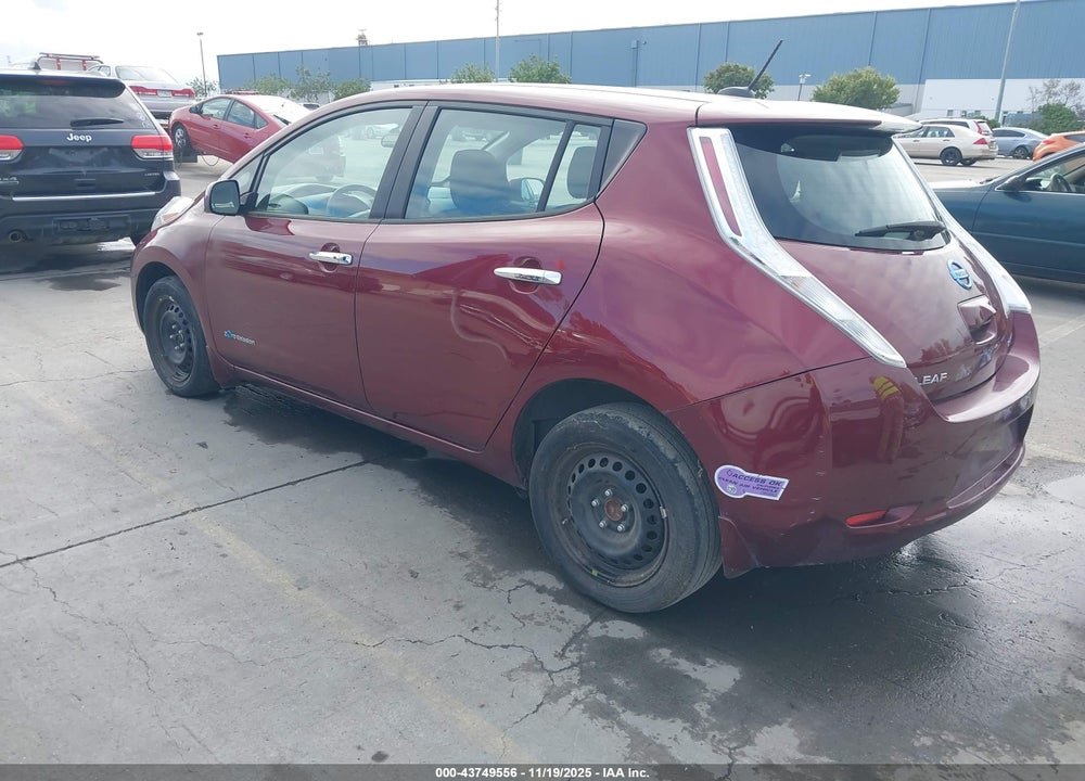 2017 NISSAN LEAF S VIN: 1N4BZ0CP3HC310747