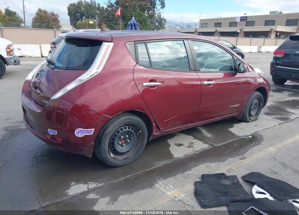 2017 NISSAN LEAF S VIN: 1N4BZ0CP3HC310747