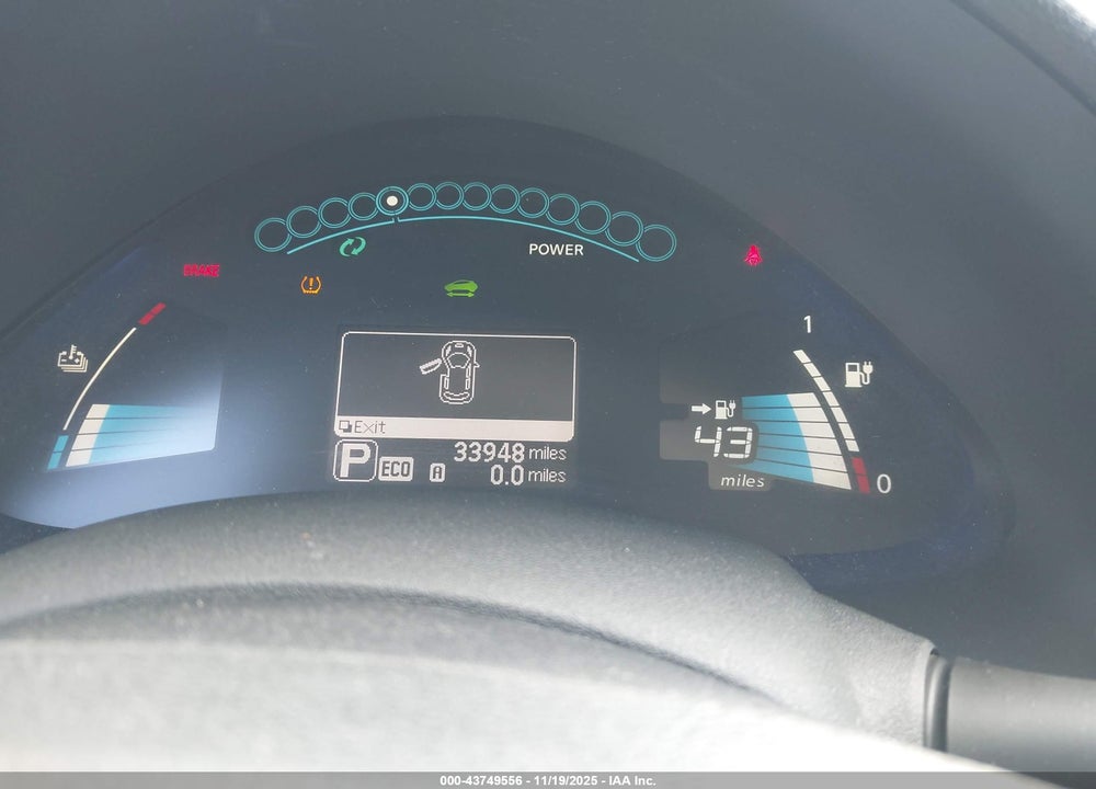2017 NISSAN LEAF S VIN: 1N4BZ0CP3HC310747