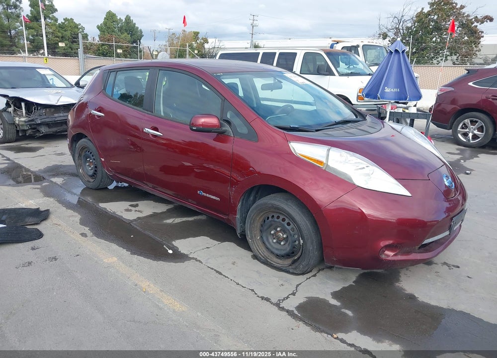 2017 NISSAN LEAF S VIN: 1N4BZ0CP3HC310747