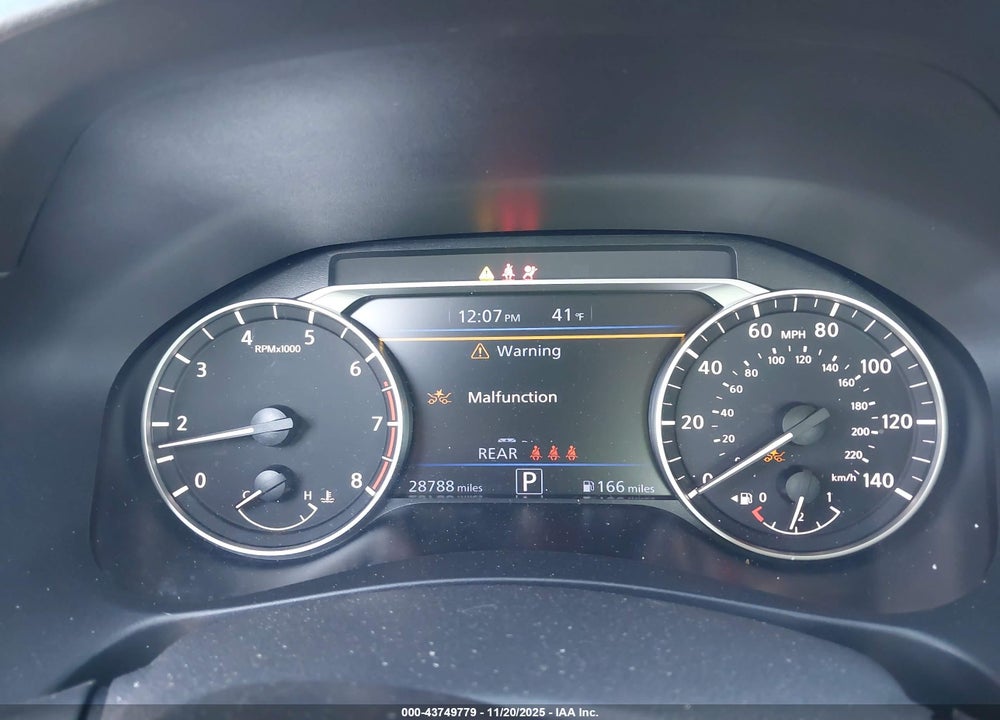 2025 NISSAN ALTIMA SV FWD VIN: 1N4BL4DVXSN307846