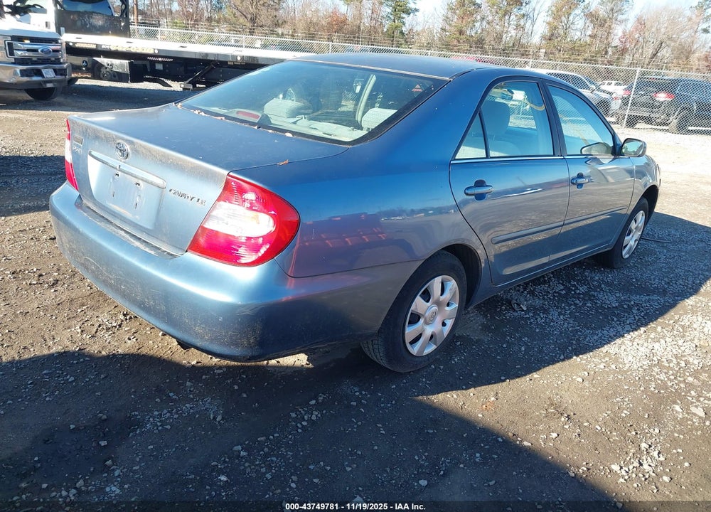 2004 TOYOTA CAMRY LE VIN: 4T1BE32K84U895404
