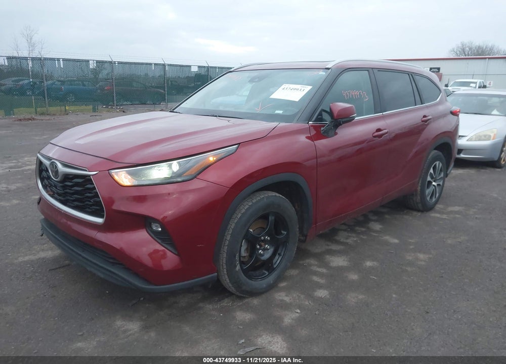 2023 TOYOTA HIGHLANDER XLE VIN: 5TDKDRAH0PS010878