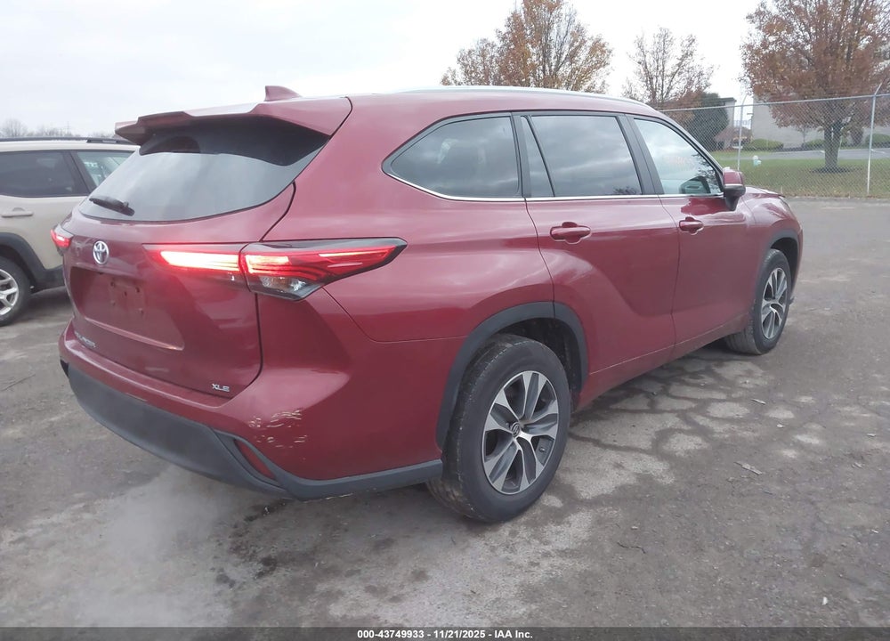2023 TOYOTA HIGHLANDER XLE VIN: 5TDKDRAH0PS010878