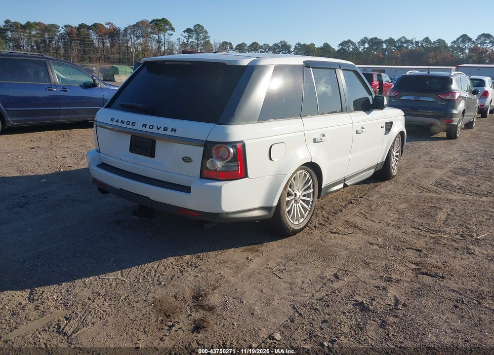 2012 LAND ROVER RANGE ROVER SPORT HSE VIN: SALSF2D41CA753687