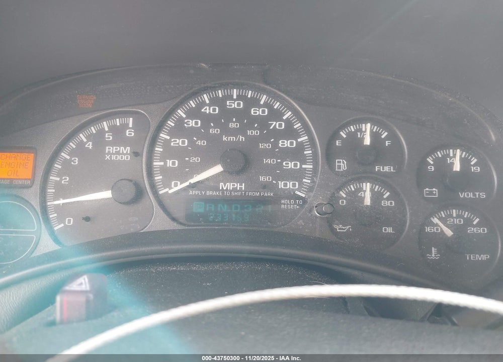 2002 CHEVROLET AVALANCHE 1500 VIN: 3GNEK13T52G291824