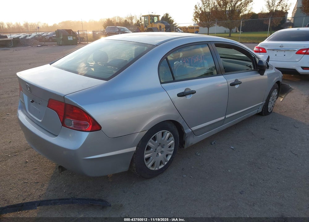 2008 HONDA CIVIC VIN: 2HGFA16238H509997
