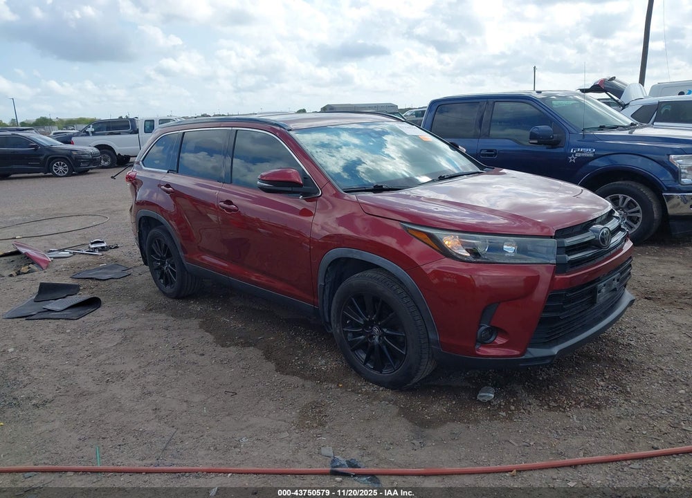 2019 TOYOTA HIGHLANDER SE VIN: 5TDKZRFH2KS570243