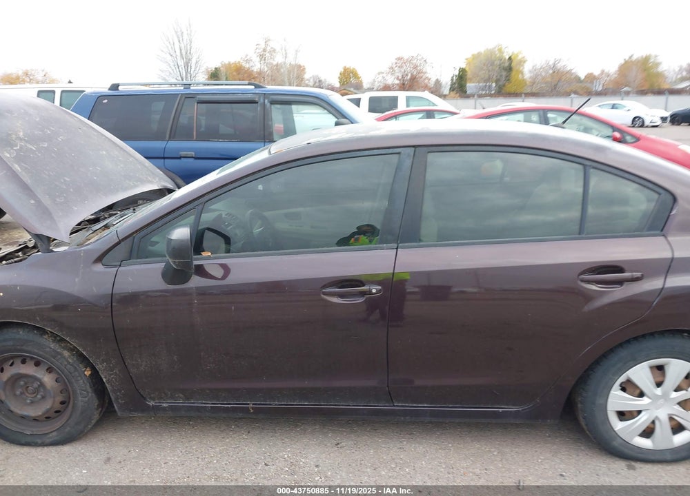 2013 SUBARU IMPREZA 2.0I VIN: JF1GJAA64DH009866