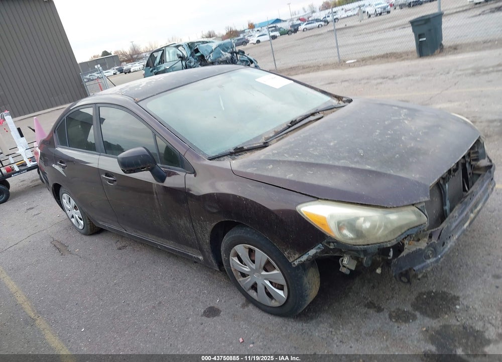 2013 SUBARU IMPREZA 2.0I VIN: JF1GJAA64DH009866